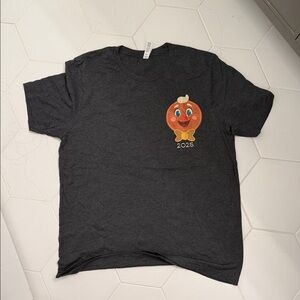 Disney Gray Jollywood Night T-Shirt with Gingerbread Design